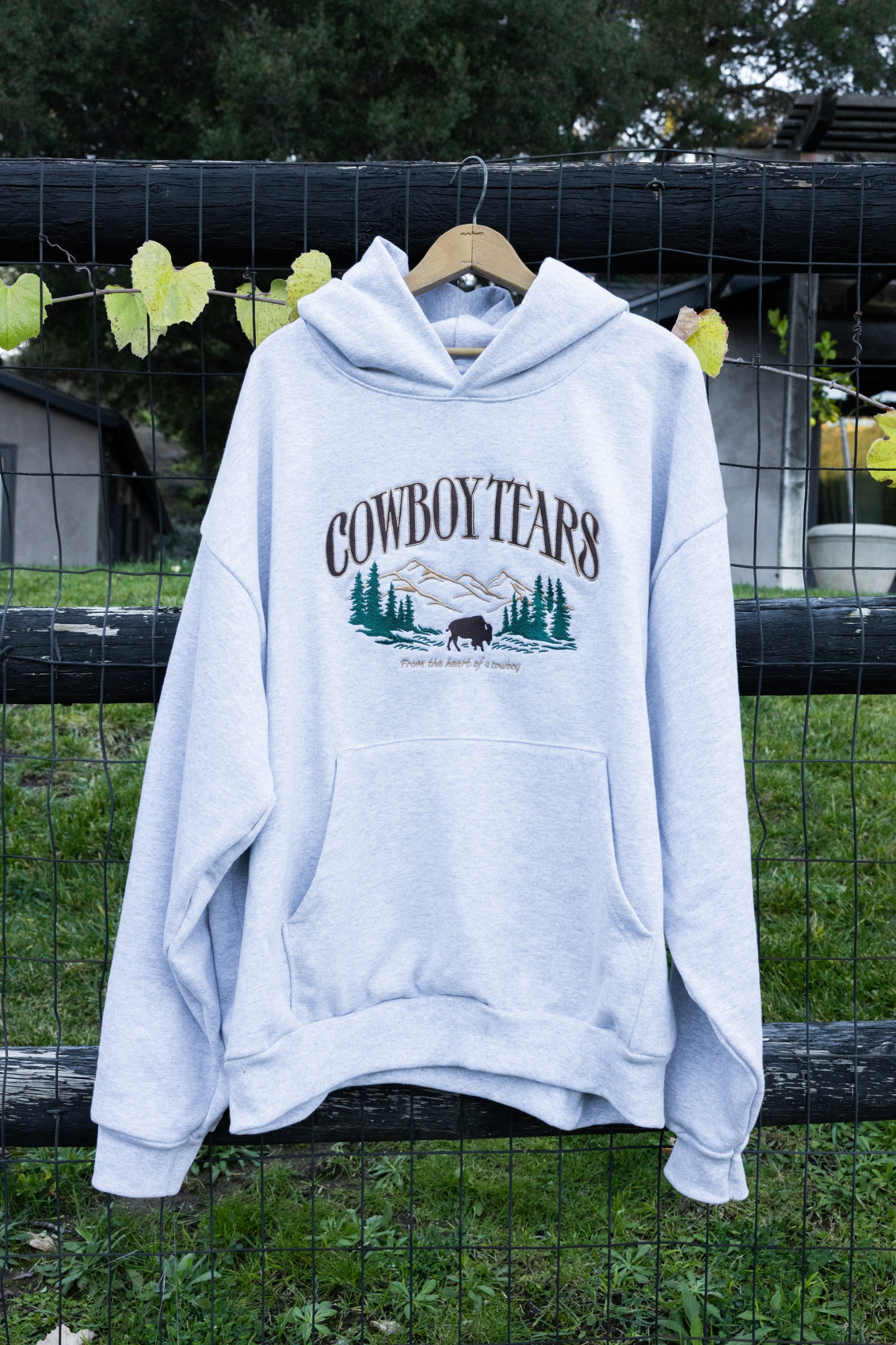 cowboy tears midi dress Cowboy Tears Heritage Hoodie
